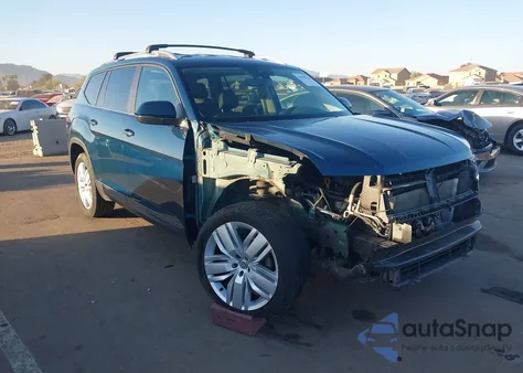 2019 Volkswagen Atlas 2.0T Se W/Technology from USA, damaged, VIN 1V2WP2CA7KC611794